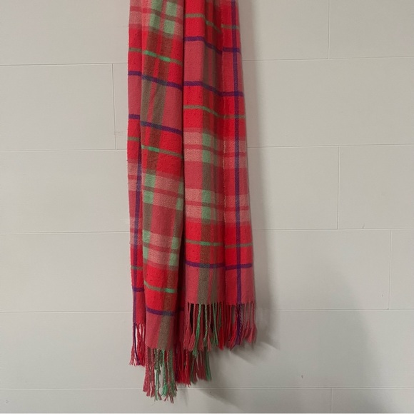 Pink plaid scarf - Picture 1 of 3